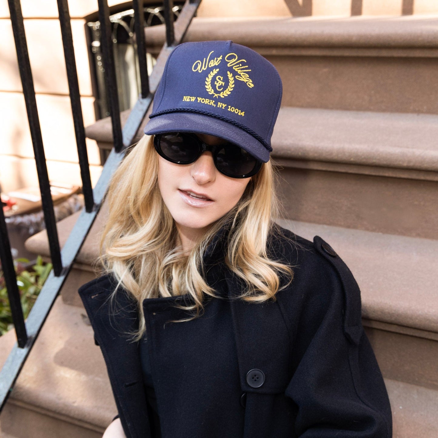 Navy West Village Crest Hat